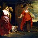 Care Hagar from Abrahams house, Peter Paul Rubens