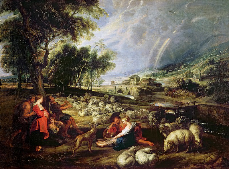 Rubens Landscape with a Rainbow 1632 5, Peter Paul Rubens