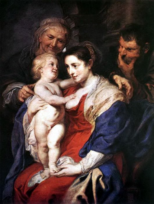 La Sagrada Familia con Santa Ana, Peter Paul Rubens