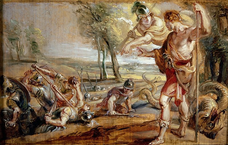 The fruits of sowing Cadmus, Peter Paul Rubens