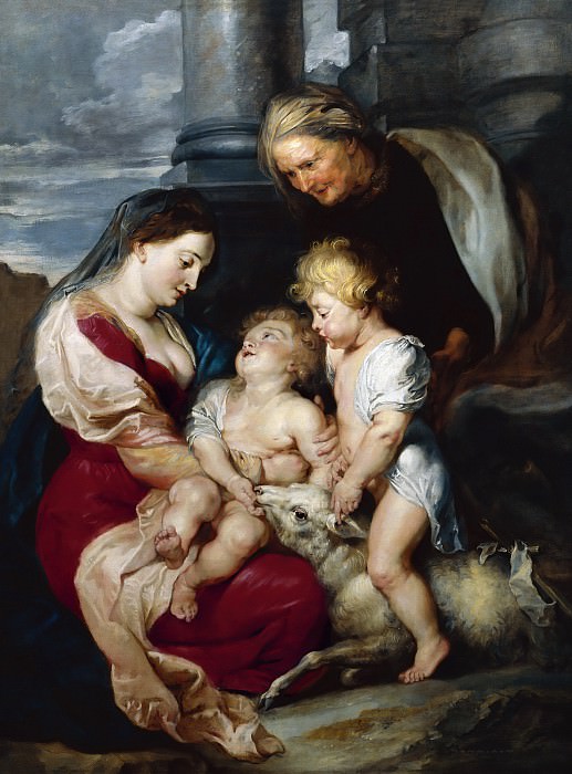 Мадонна с Младенцем и святыми Елизаветой и Иоанном Крестителем, Питер Пауль Рубенс
