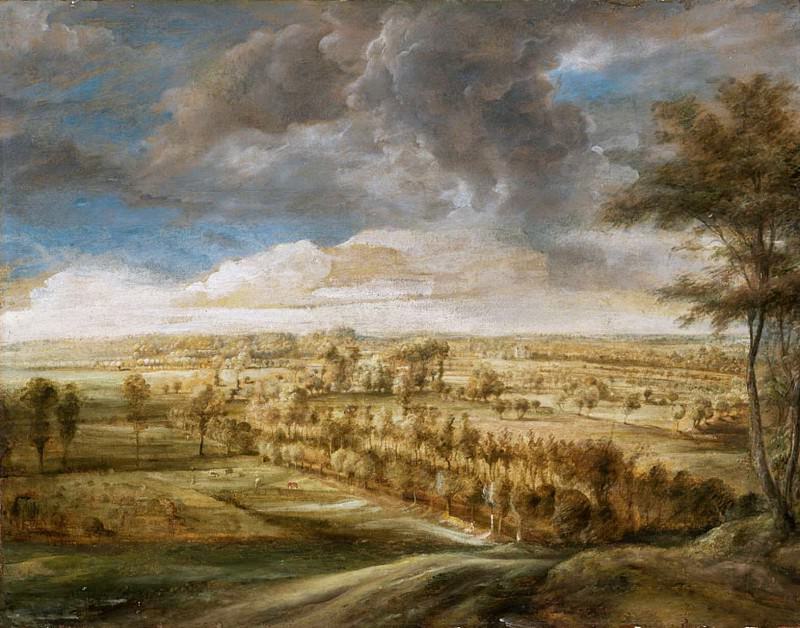 Landscape with an Avenue of Trees, Peter Paul Rubens