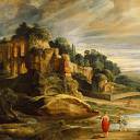Landscape with the Ruins of Mount Palatine in Rome, Peter Paul Rubens
