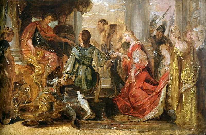 Generosity of Scipio, Peter Paul Rubens
