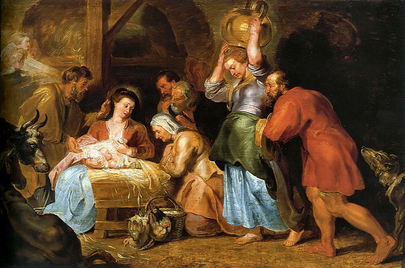 Adoration of the Shepherds, Peter Paul Rubens