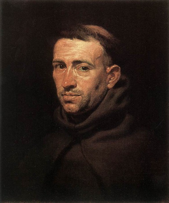 Rubens Head of a Franciscan Friar, Peter Paul Rubens