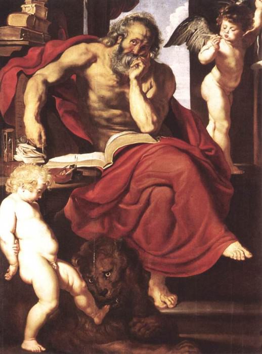 St. Jerome in His Hermitage, Peter Paul Rubens