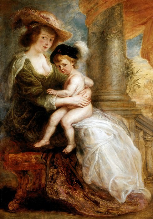 Портрет Елены Фурман с сыном Франсом, Питер Пауль Рубенс
