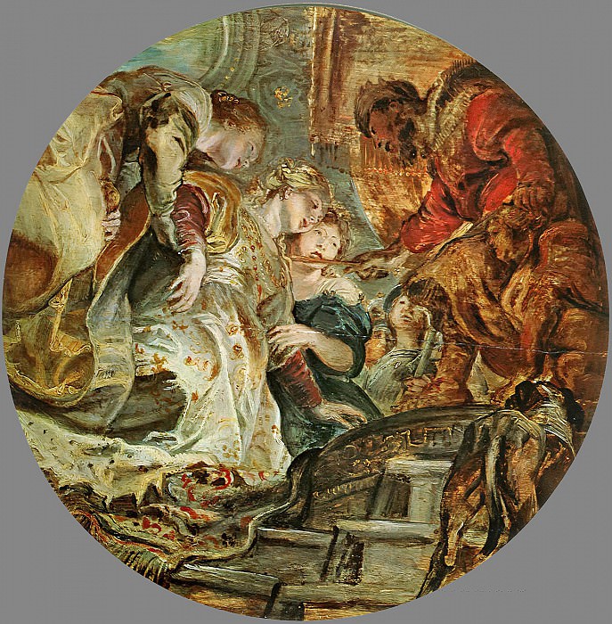 Esther and Ahasverus, Peter Paul Rubens