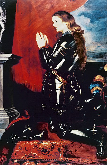 Praying Joan of Arc, Peter Paul Rubens