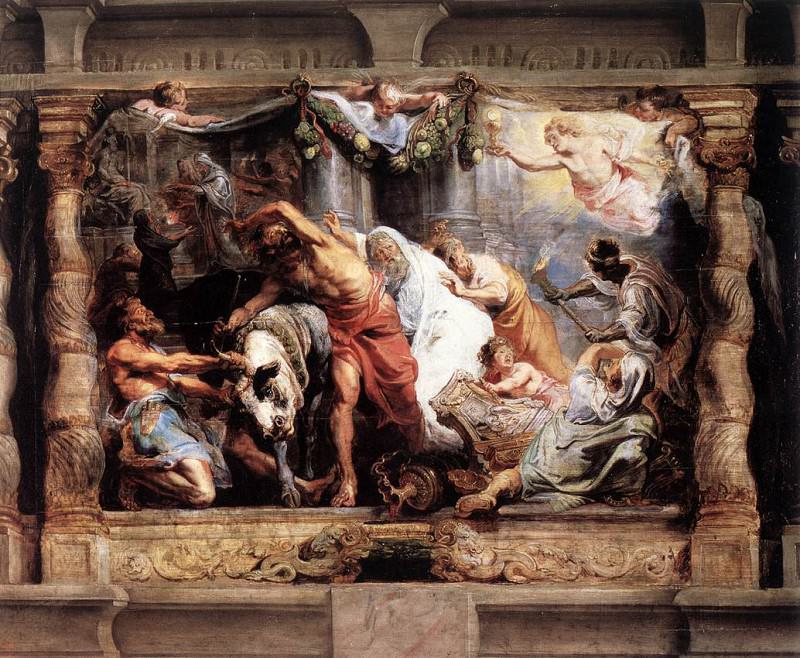 Triunfo de la Eucaristía sobre la Idolatría, Peter Paul Rubens
