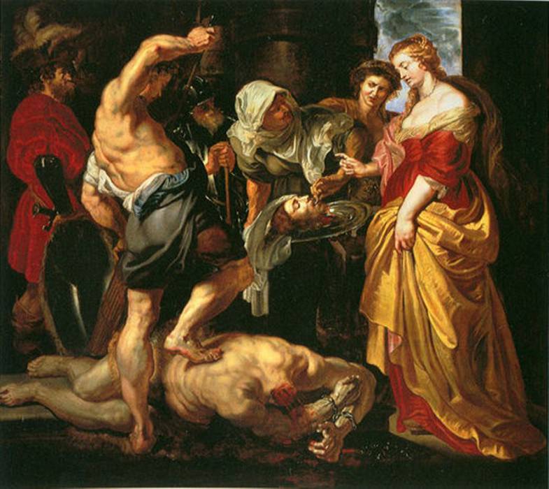 Beheading of St John the Baptist, Peter Paul Rubens