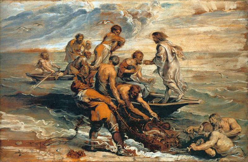 Miraculous Fishing, Peter Paul Rubens