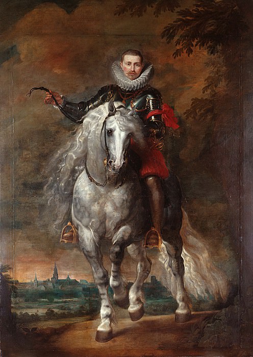 Equestrian portrait of Don Rodrigo Calderon, Peter Paul Rubens