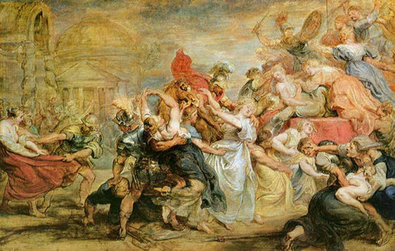 Rape of Sabine Woman, Peter Paul Rubens