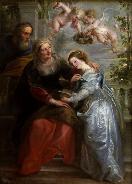 The Education of the Virgin, Peter Paul Rubens
