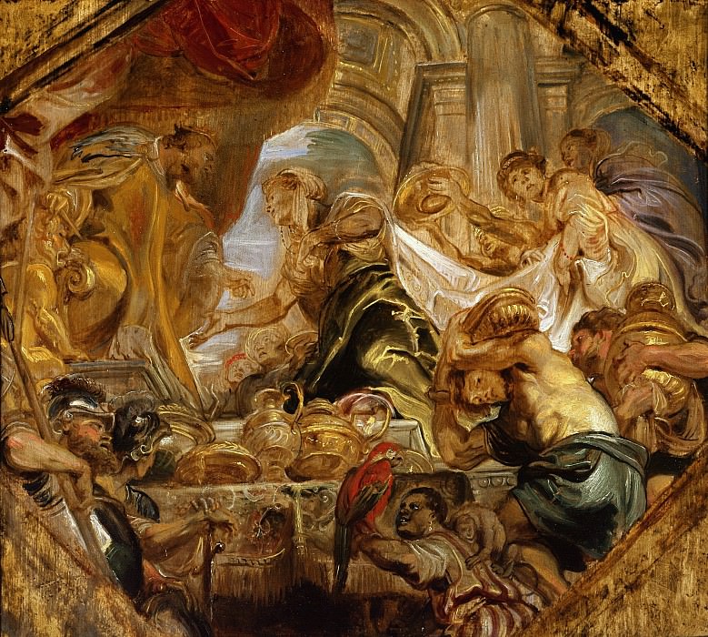 Соломон принимает царицу Савскую, Питер Пауль Рубенс