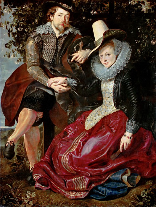Rubens Self Portrait With Isabella Brant, Peter Paul Rubens