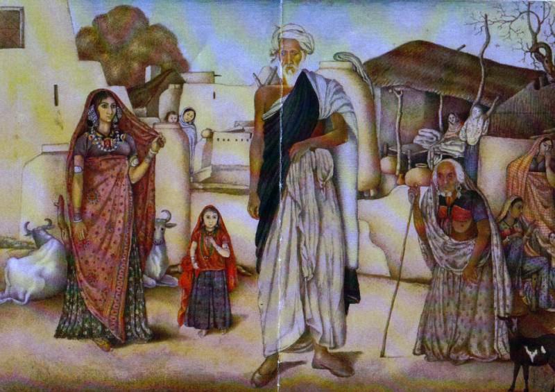 Master of the Company Portraits – Village Scene, Rania, Haryana, Metropolitan Museum: part 2