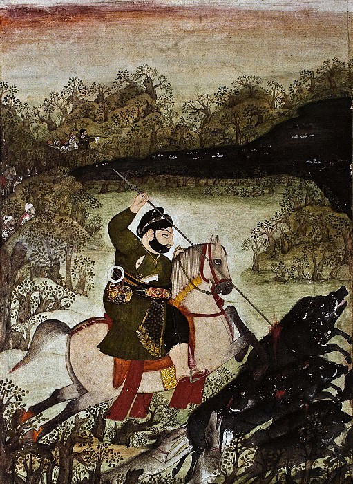 Chokha – Rawat Gokul Das Hunting Boar, Metropolitan Museum: part 2