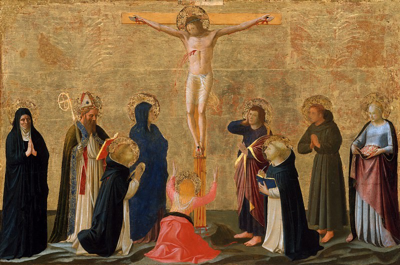 Fra Angelico – The Crucifixion, Metropolitan Museum: part 2