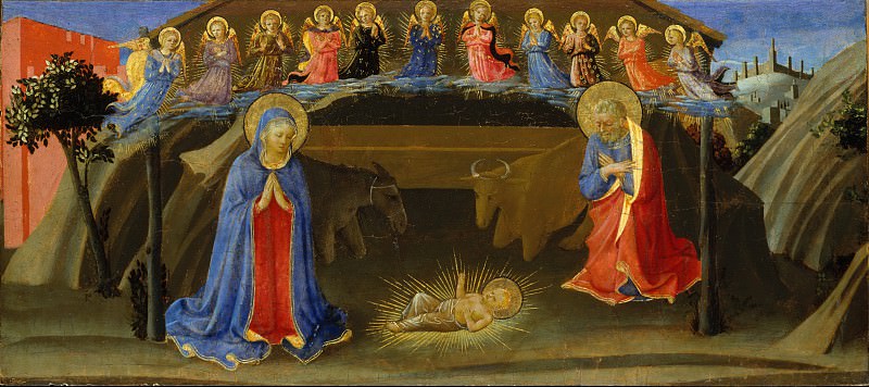 Attributed to Zanobi Strozzi – The Nativity, Metropolitan Museum: part 2