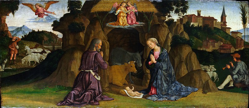 Antoniazzo Romano – The Nativity, Metropolitan Museum: part 2