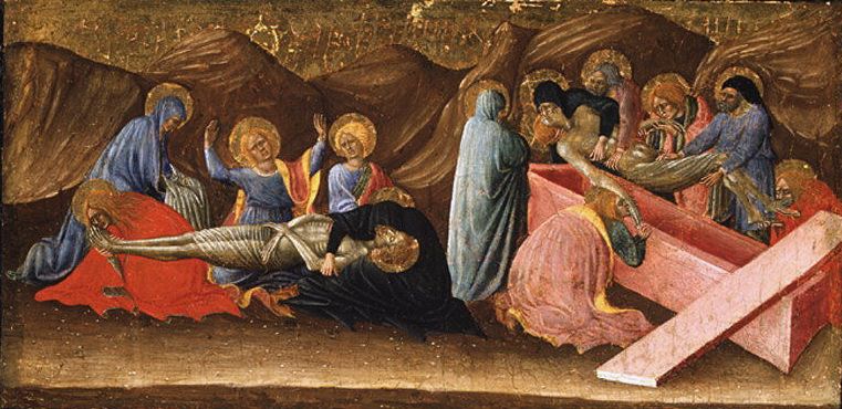 Бартоломео ди Томмазо – Оплакивание Христа и положение во гроб, Музей Метрополитен: часть 2