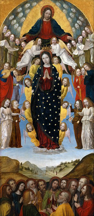Bergognone – The Assumption of the Virgin, Metropolitan Museum: part 2