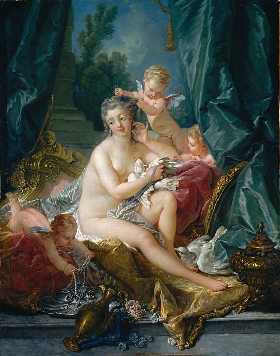 François Boucher – The Toilette of Venus, Metropolitan Museum: part 2