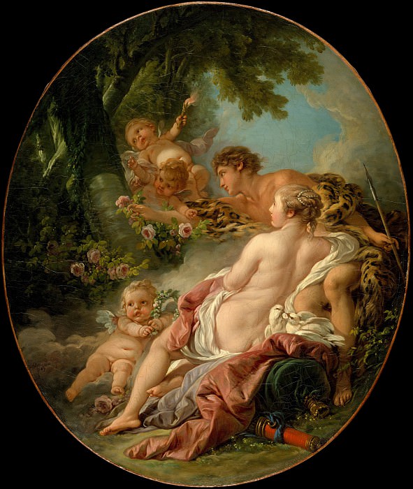 François Boucher – Angelica and Medoro, Metropolitan Museum: part 2