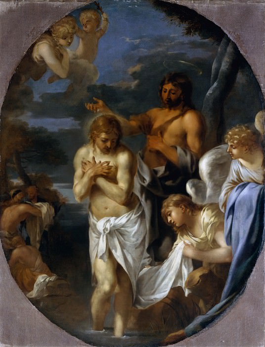 Sébastien Bourdon – The Baptism of Christ, Metropolitan Museum: part 2