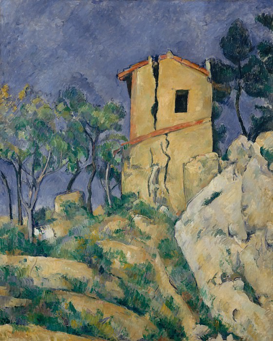 Paul Cézanne – The House with the Cracked Walls, Metropolitan Museum: part 2