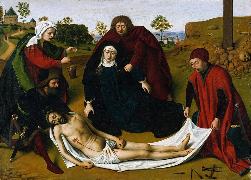 Petrus Christus – The Lamentation, Metropolitan Museum: part 2