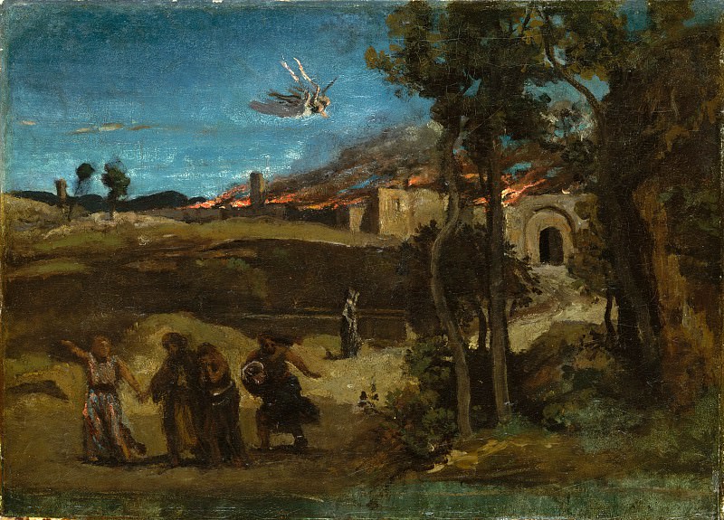 Camille Corot – Study for The Destruction of Sodom, Metropolitan Museum: part 2