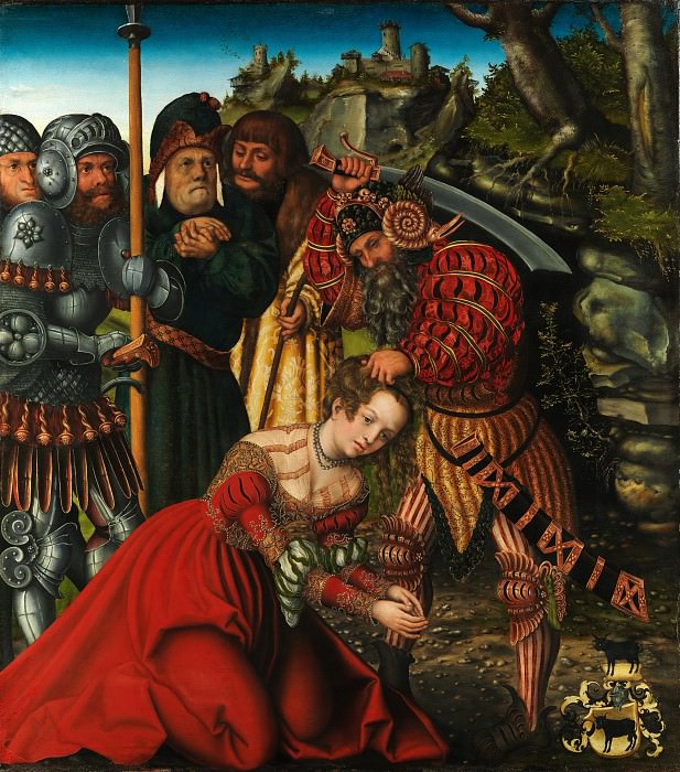 Лукас Кранах Старший – Мученичество святой Варвары, Музей Метрополитен: часть 2