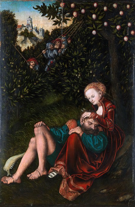 Lucas Cranach the Elder – Samson and Delilah, Metropolitan Museum: part 2