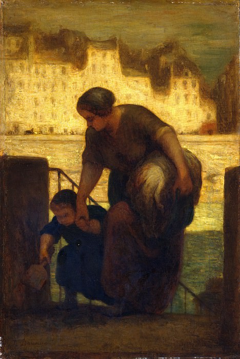 Honoré Daumier – The Laundress, Metropolitan Museum: part 2