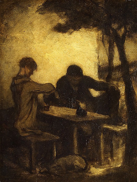 Honoré Daumier – The Drinkers, Metropolitan Museum: part 2