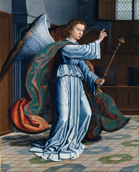 Gerard David – The Annunciation, Metropolitan Museum: part 2