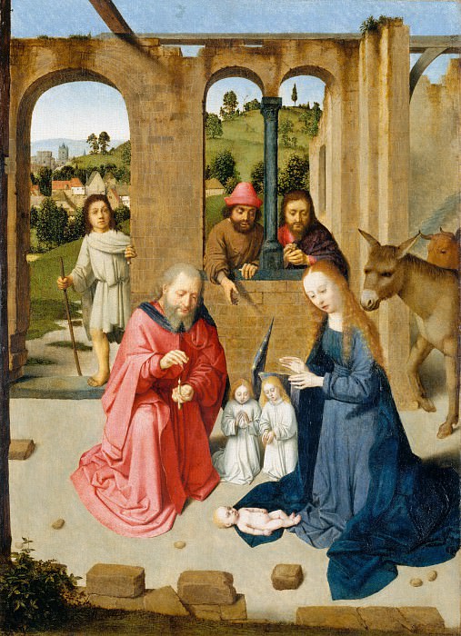 Gerard David – The Nativity, Metropolitan Museum: part 2