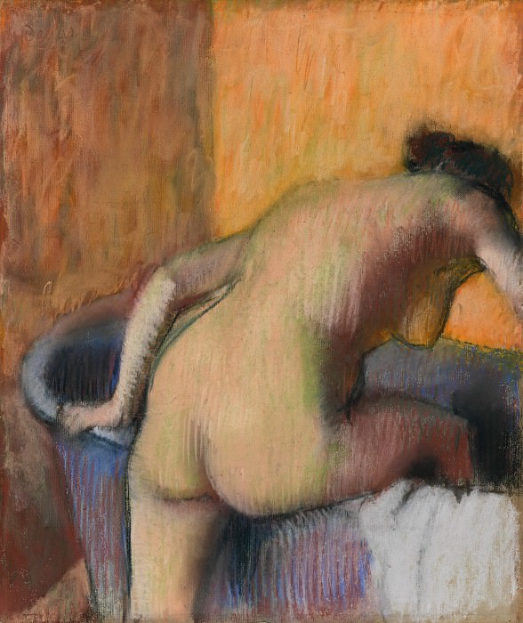 Эдгар Дега – Купальщица, заходящая в ванную, Музей Метрополитен: часть 2