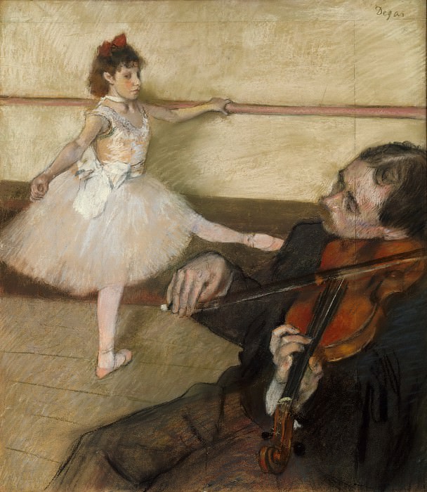 Edgar Degas – The Dance Lesson, Metropolitan Museum: part 2
