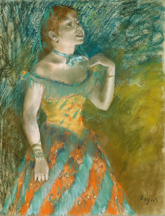 Edgar Degas – The Singer in Green, Metropolitan Museum: part 2