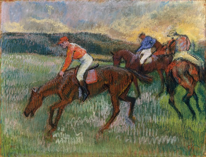 Edgar Degas – Three Jockeys, Metropolitan Museum: part 2
