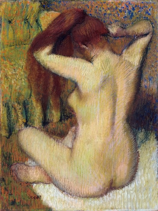 Edgar Degas – Woman Combing Her Hair, Metropolitan Museum: part 2