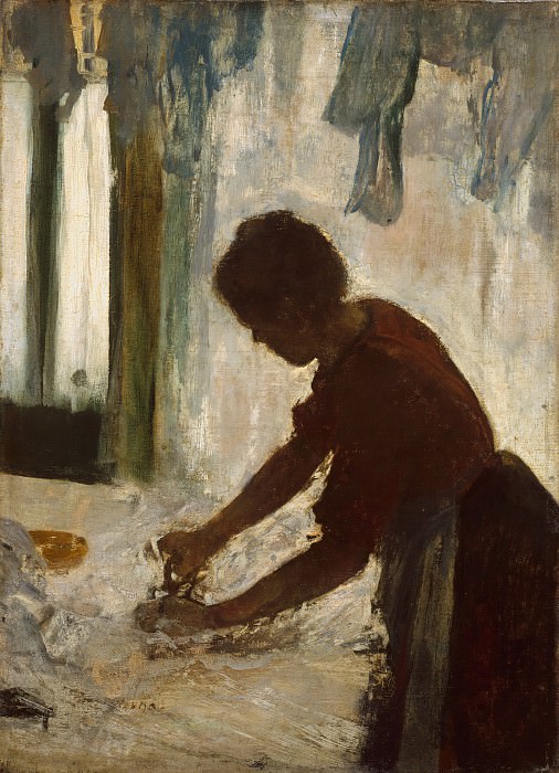 Edgar Degas – A Woman Ironing, Metropolitan Museum: part 2