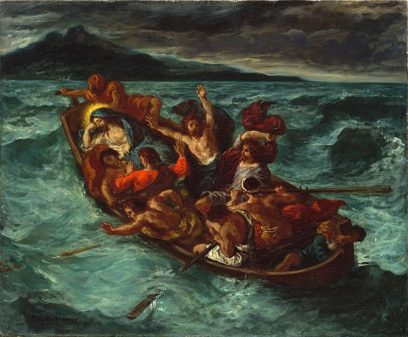 Eugène Delacroix – Christ Asleep during the Tempest, Metropolitan Museum: part 2