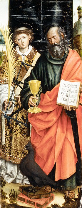 Defendente Ferrari – Saints John the Evangelist and Lawrence, Metropolitan Museum: part 2