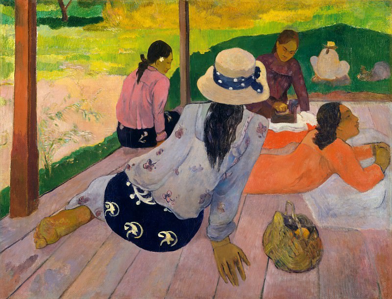 Paul Gauguin – The Siesta, Metropolitan Museum: part 2